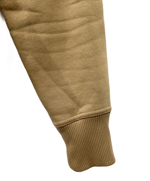 BURBERRY（バーバリー）BURBERRY (バーバリー) Letter Graphic Cotton Blend Zip Hoodie ベージュ サイズ:Sの古着・服飾アイテム