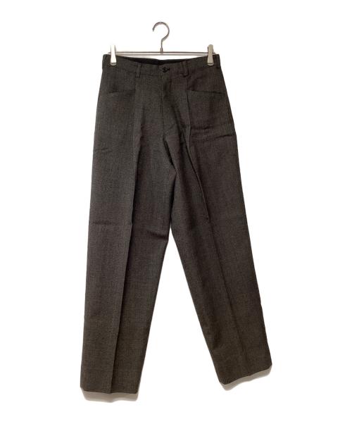 Y's for men（ワイズフォーメン）Y's for men (ワイズフォーメン) ワイドスラックス ブラック×ベージュ サイズ:Mの古着・服飾アイテム