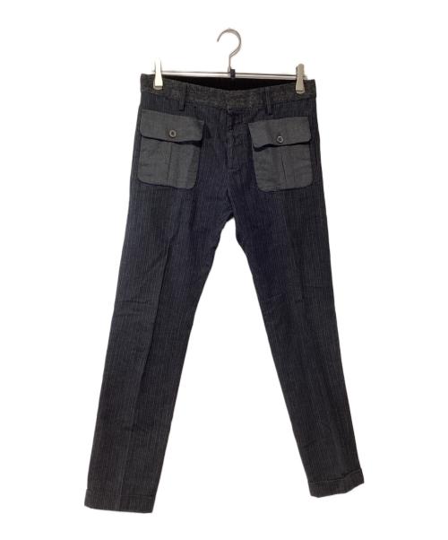 DSQUARED2（ディースクエアード）DSQUARED2 (ディースクエアード) ウールパンツ ブラック サイズ:44の古着・服飾アイテム