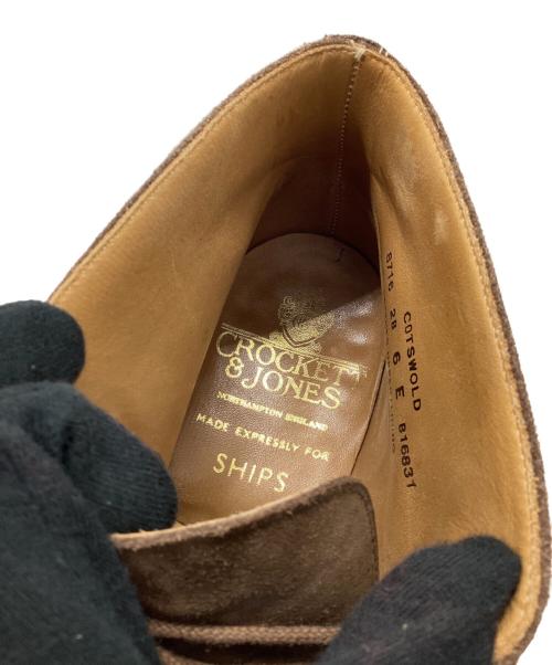 Crockett & Jones（クロケット＆ジョーンズ）Crockett & Jones (クロケット＆ジョーンズ) チャッカブーツ ブラウン サイズ:3 1/8の古着・服飾アイテム