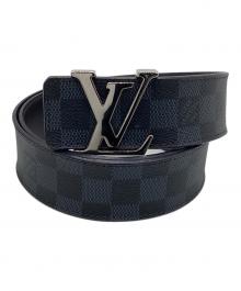 LOUIS VUITTON（ルイ ヴィトン）の古着「サンチュール LV イニシアル」｜ブラック