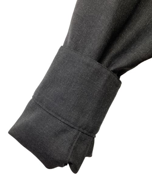 JOHN SMEDLEY（ジョンスメドレー）JOHN SMEDLEY (ジョンスメドレー) オーバーシャツ ブラック サイズ:3(L)の古着・服飾アイテム