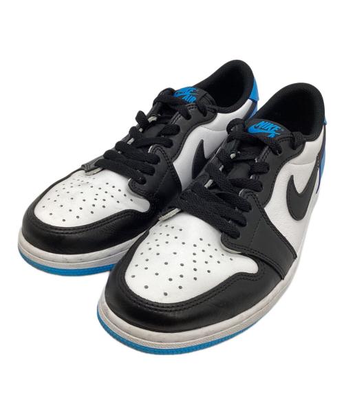 NIKE（ナイキ）NIKE (ナイキ) AIR JORDAN 1 RETRO LOW OG SP TRAVIS SCOTT ブラック×スカイブルー×ホワイト サイズ:27の古着・服飾アイテム