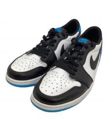 NIKE（ナイキ）の古着「AIR JORDAN 1 RETRO LOW OG SP TRAVIS SCOTT」｜ブラック×スカイブルー×ホワイト