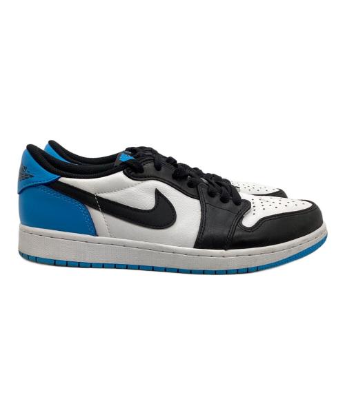 NIKE（ナイキ）NIKE (ナイキ) AIR JORDAN 1 RETRO LOW OG SP TRAVIS SCOTT ブラック×スカイブルー×ホワイト サイズ:27の古着・服飾アイテム