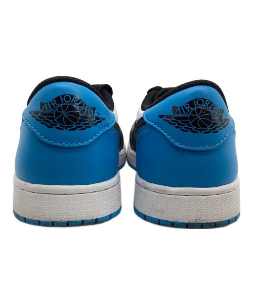 NIKE（ナイキ）NIKE (ナイキ) AIR JORDAN 1 RETRO LOW OG SP TRAVIS SCOTT ブラック×スカイブルー×ホワイト サイズ:27の古着・服飾アイテム