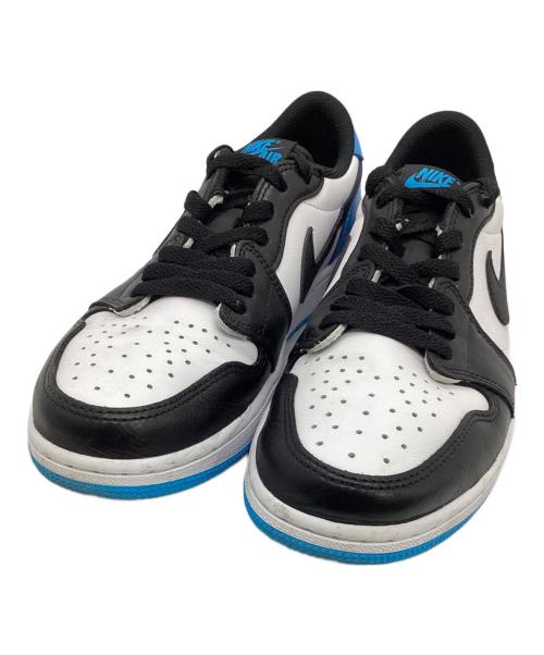 NIKE（ナイキ）NIKE (ナイキ) AIR JORDAN 1 RETRO LOW OG SP TRAVIS SCOTT ブラック×スカイブルー×ホワイト サイズ:27の古着・服飾アイテム