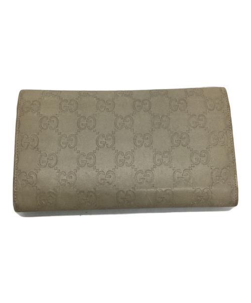 GUCCI（グッチ）GUCCI (グッチ) 長財布 ベージュの古着・服飾アイテム