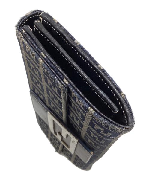 FENDI（フェンディ）FENDI (フェンディ) 長財布 ネイビーの古着・服飾アイテム