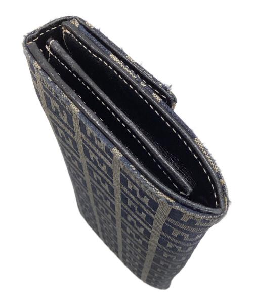 FENDI（フェンディ）FENDI (フェンディ) 長財布 ネイビーの古着・服飾アイテム