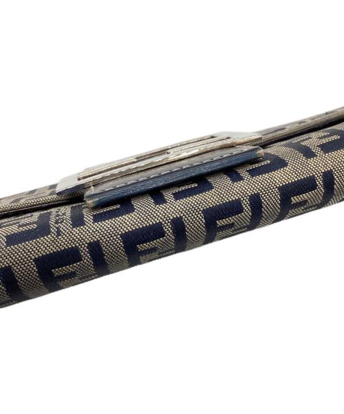 FENDI（フェンディ）FENDI (フェンディ) 長財布 ネイビーの古着・服飾アイテム