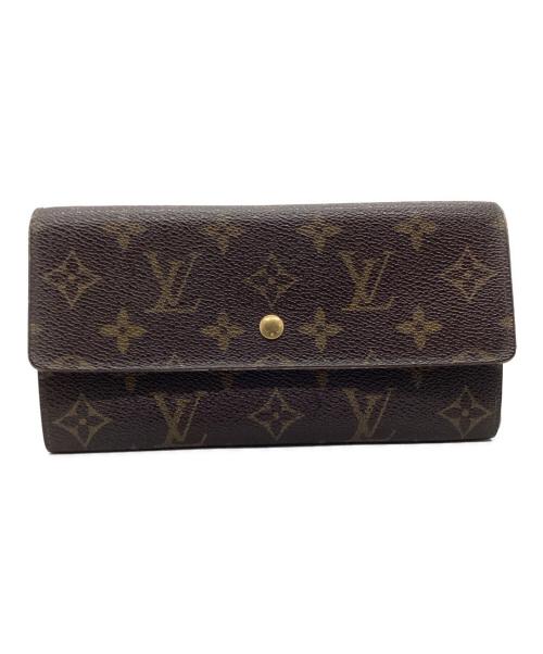 LOUIS VUITTON（ルイ ヴィトン）LOUIS VUITTON (ルイ ヴィトン) ポシェット・ポルトモネ クレディ ブラウンの古着・服飾アイテム