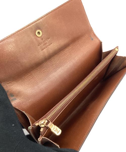 LOUIS VUITTON（ルイ ヴィトン）LOUIS VUITTON (ルイ ヴィトン) ポシェット・ポルトモネ クレディ ブラウンの古着・服飾アイテム