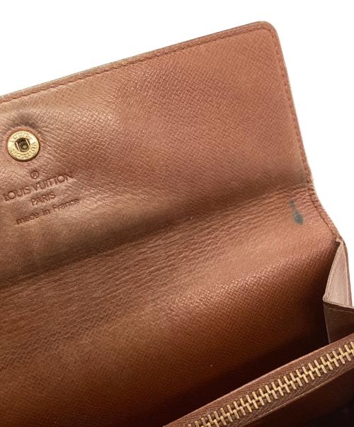 LOUIS VUITTON（ルイ ヴィトン）LOUIS VUITTON (ルイ ヴィトン) ポシェット・ポルトモネ クレディ ブラウンの古着・服飾アイテム