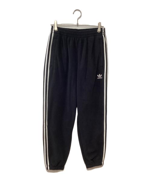 adidas（アディダス）adidas (アディダス) アディカラー スリーストライプス フリース スウェットパンツ ブラック サイズ:M 未使用品の古着・服飾アイテム