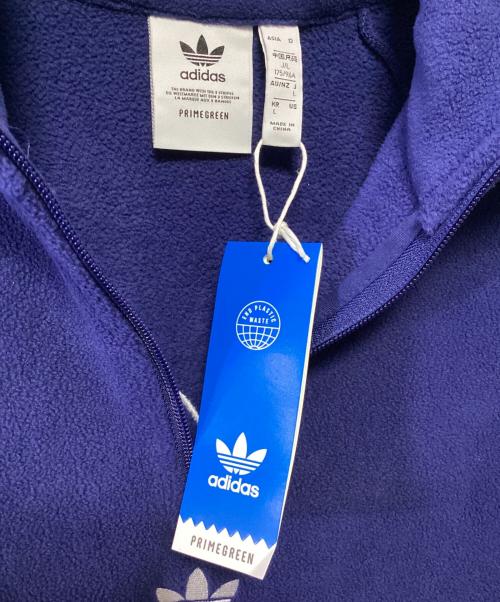 adidas（アディダス）adidas (アディダス) フリースジャケット ネイビー サイズ:L 未使用品の古着・服飾アイテム