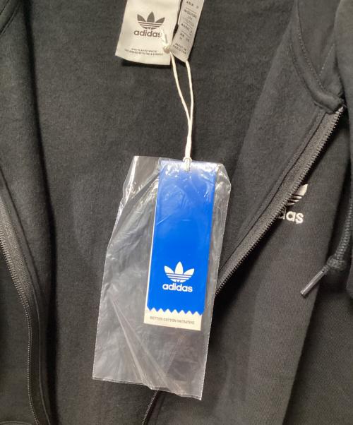 adidas（アディダス）adidas (アディダス) ジップパーカー ブラック サイズ:M 未使用品の古着・服飾アイテム