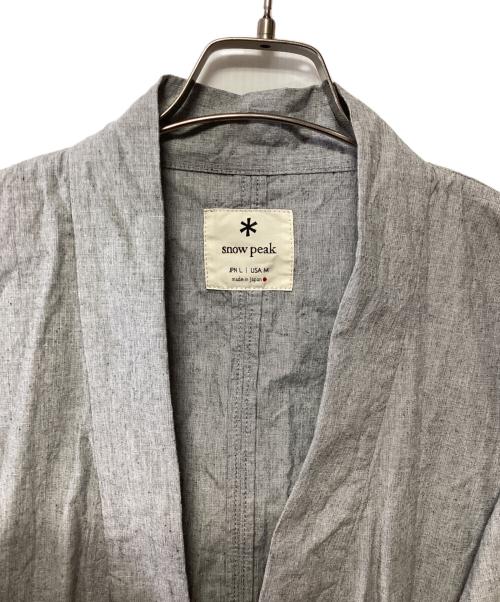 Snow peak（スノーピーク）Snow peak (スノーピーク) ノラギジャケット グレー サイズ:Lの古着・服飾アイテム