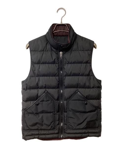 COACH（コーチ）COACH (コーチ) リバーシブルダウンベスト ブラック サイズ:記載なしの古着・服飾アイテム