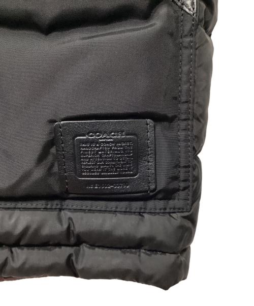 COACH（コーチ）COACH (コーチ) リバーシブルダウンベスト ブラック サイズ:記載なしの古着・服飾アイテム