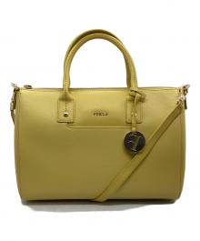 FURLA（フルラ）の古着「2WAYバッグ」｜イエロー