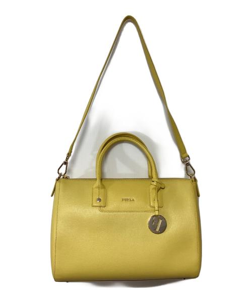 FURLA（フルラ）FURLA (フルラ) 2WAYバッグ イエローの古着・服飾アイテム