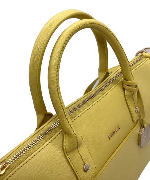 FURLA（フルラ）FURLA (フルラ) 2WAYバッグ イエローの古着・服飾アイテム