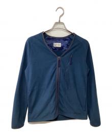 MARMOT（マーモット）の古着「厚手カーディガン」｜ネイビー