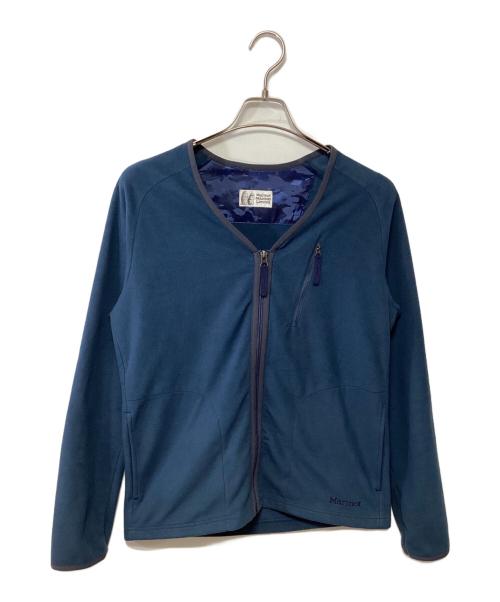 MARMOT（マーモット）MARMOT (マーモット) 厚手カーディガン ネイビー サイズ:Mの古着・服飾アイテム