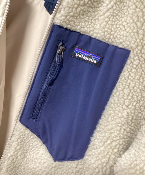Patagonia（パタゴニア）Patagonia (パタゴニア) Retro-X Bomber Jacket ホワイト×ネイビー サイズ:XSの古着・服飾アイテム