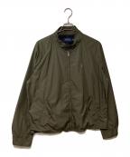 POLO RALPH LAURENポロ・ラルフローレン）の古着「ナイロンスイングトップ」｜オリーブ