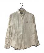 hystericsヒステリックス）の古着「長袖シャツ」｜ベージュ×マスタード