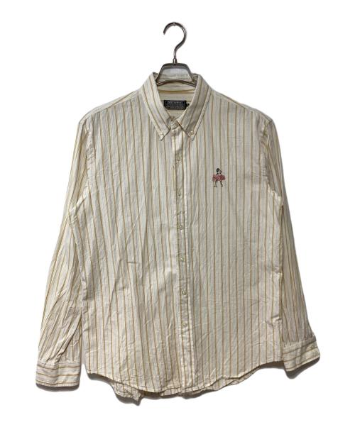 hysterics（ヒステリックス）hysterics (ヒステリックス) 長袖シャツ ベージュ×マスタード サイズ:XLの古着・服飾アイテム