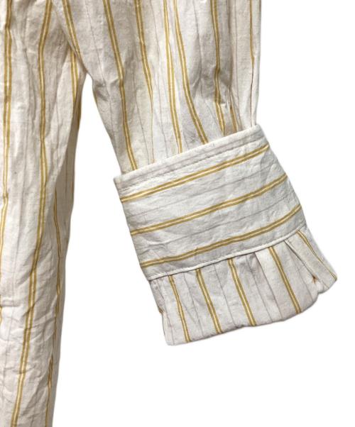 hysterics（ヒステリックス）hysterics (ヒステリックス) 長袖シャツ ベージュ×マスタード サイズ:XLの古着・服飾アイテム