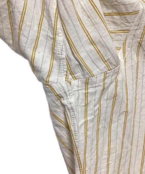 hysterics（ヒステリックス）hysterics (ヒステリックス) 長袖シャツ ベージュ×マスタード サイズ:XLの古着・服飾アイテム