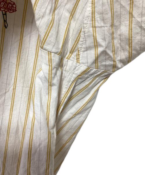 hysterics（ヒステリックス）hysterics (ヒステリックス) 長袖シャツ ベージュ×マスタード サイズ:XLの古着・服飾アイテム