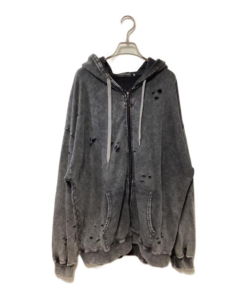 PSYCHO NATION（サイコネーション）PSYCHO NATION (サイコネーション) ジップパーカー グレー サイズ:46の古着・服飾アイテム