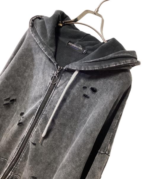 PSYCHO NATION（サイコネーション）PSYCHO NATION (サイコネーション) ジップパーカー グレー サイズ:46の古着・服飾アイテム