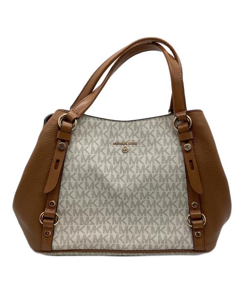 MICHAEL KORS（マイケル・コース）MICHAEL KORS (マイケル・コース) 2WAYバッグ ベージュの古着・服飾アイテム