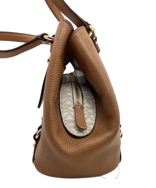 MICHAEL KORS（マイケル・コース）MICHAEL KORS (マイケル・コース) 2WAYバッグ ベージュの古着・服飾アイテム