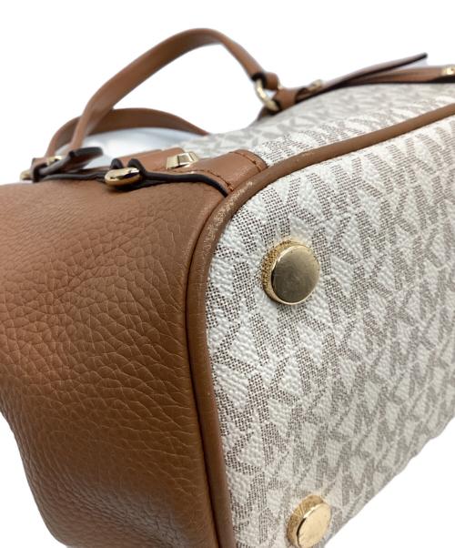 MICHAEL KORS（マイケル・コース）MICHAEL KORS (マイケル・コース) 2WAYバッグ ベージュの古着・服飾アイテム