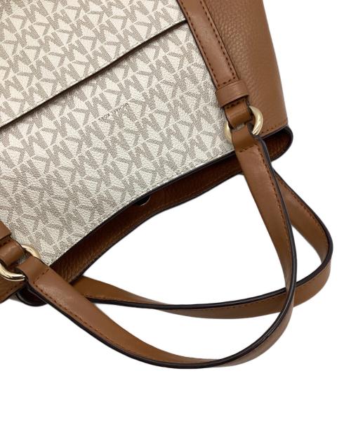 MICHAEL KORS（マイケル・コース）MICHAEL KORS (マイケル・コース) 2WAYバッグ ベージュの古着・服飾アイテム