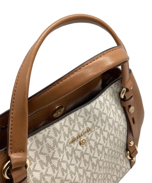 MICHAEL KORS（マイケル・コース）MICHAEL KORS (マイケル・コース) 2WAYバッグ ベージュの古着・服飾アイテム