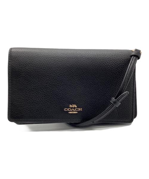 COACH（コーチ）COACH (コーチ) ショルダーウォレット ブラックの古着・服飾アイテム
