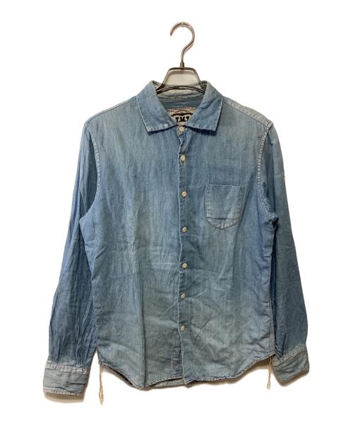 TMT（ティーエムティー）TMT (ティーエムティー) デニムシャツ ブルー サイズ:Mの古着・服飾アイテム