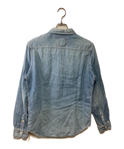 TMT（ティーエムティー）TMT (ティーエムティー) デニムシャツ ブルー サイズ:Mの古着・服飾アイテム