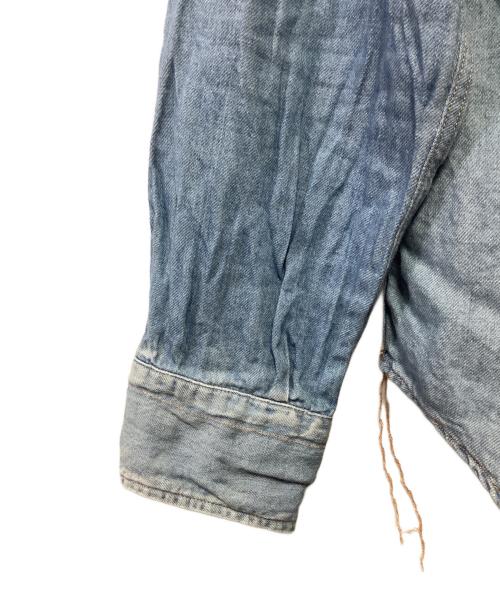 TMT（ティーエムティー）TMT (ティーエムティー) デニムシャツ ブルー サイズ:Mの古着・服飾アイテム