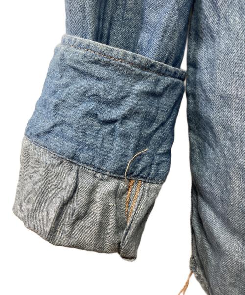 TMT（ティーエムティー）TMT (ティーエムティー) デニムシャツ ブルー サイズ:Mの古着・服飾アイテム