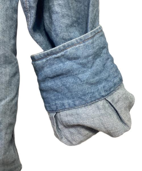 TMT（ティーエムティー）TMT (ティーエムティー) デニムシャツ ブルー サイズ:Mの古着・服飾アイテム