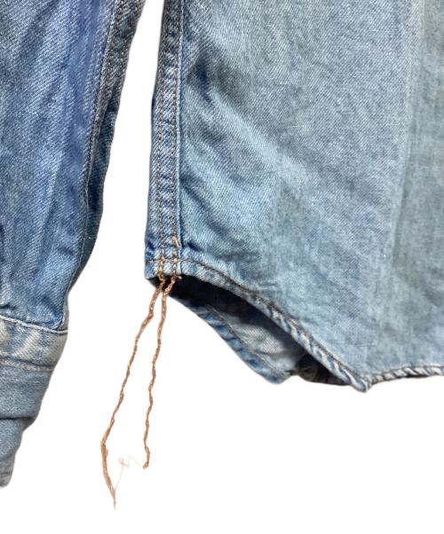 TMT（ティーエムティー）TMT (ティーエムティー) デニムシャツ ブルー サイズ:Mの古着・服飾アイテム